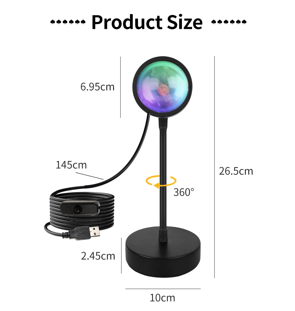 Smart Sunset Lamp LED Night Light