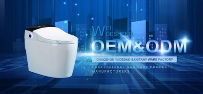 Fully Automatic Self Clean Toilet Seat Public English Voice Playback