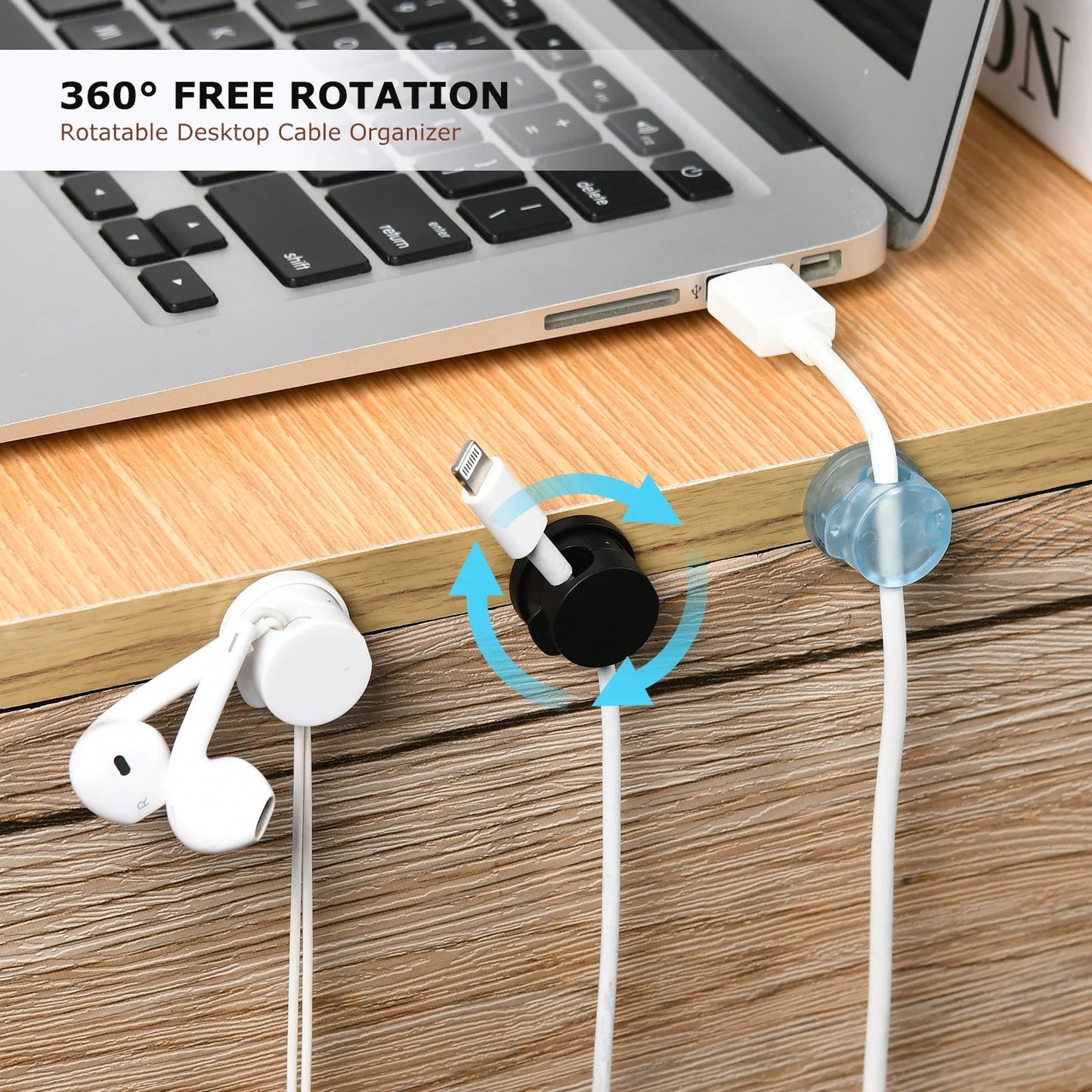 1/6/12PCS Magnetic Cable Clip Strong Bonded