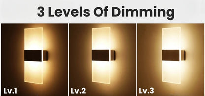 Touch Sensor Switch LED Wall Lamp