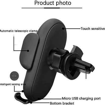 30W Rotating Intelligent Infrared Fast Wireless Charger