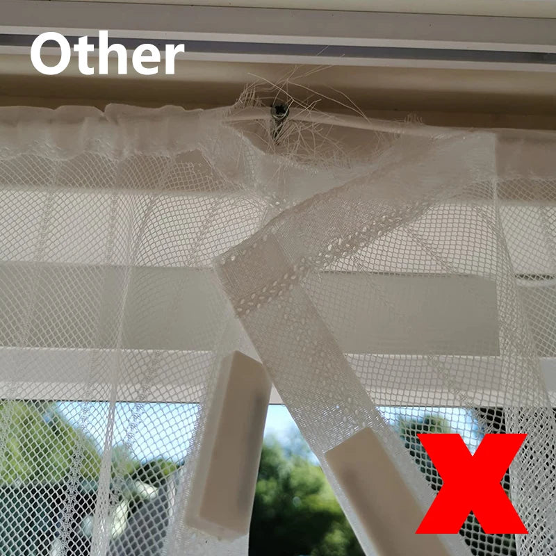 DTGJ Magnetic Door Screen White Mosquito Net