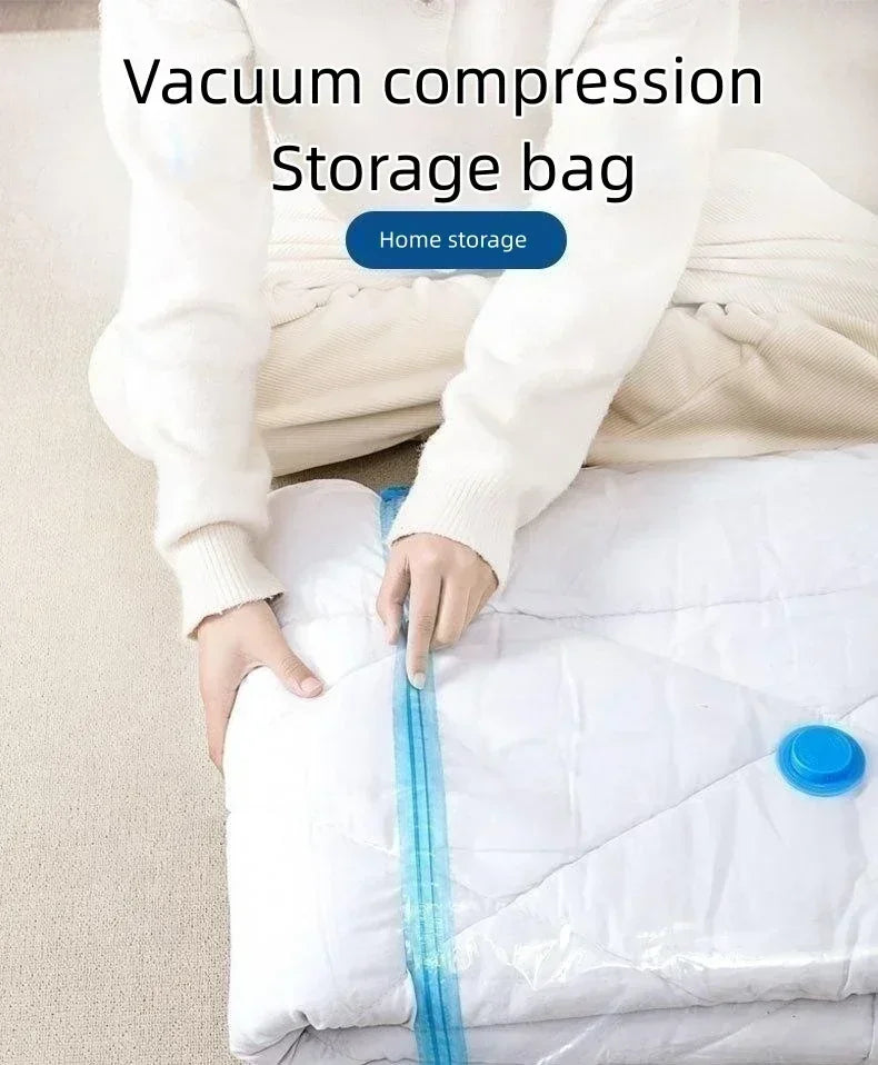 6PCS Vacuum Bag With Valve or Pump for Clothes