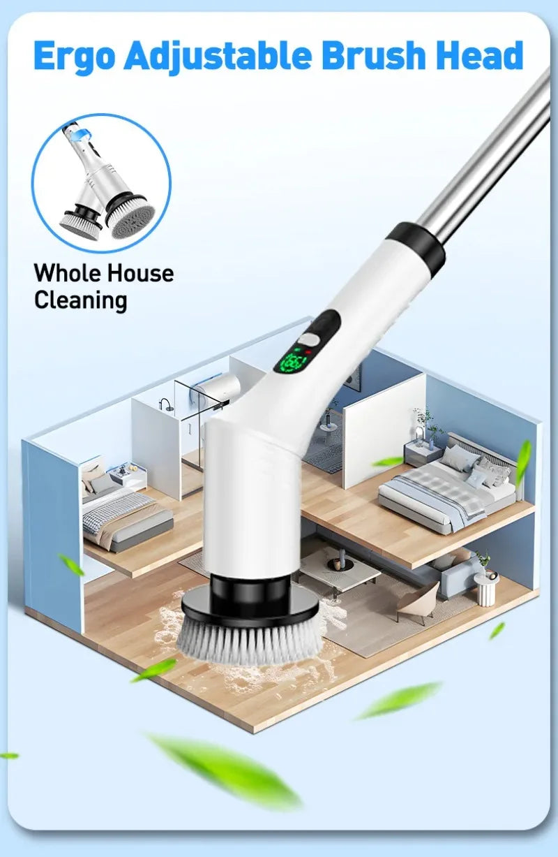 9-in-1 Multi-Function Electric Cleaning Brush