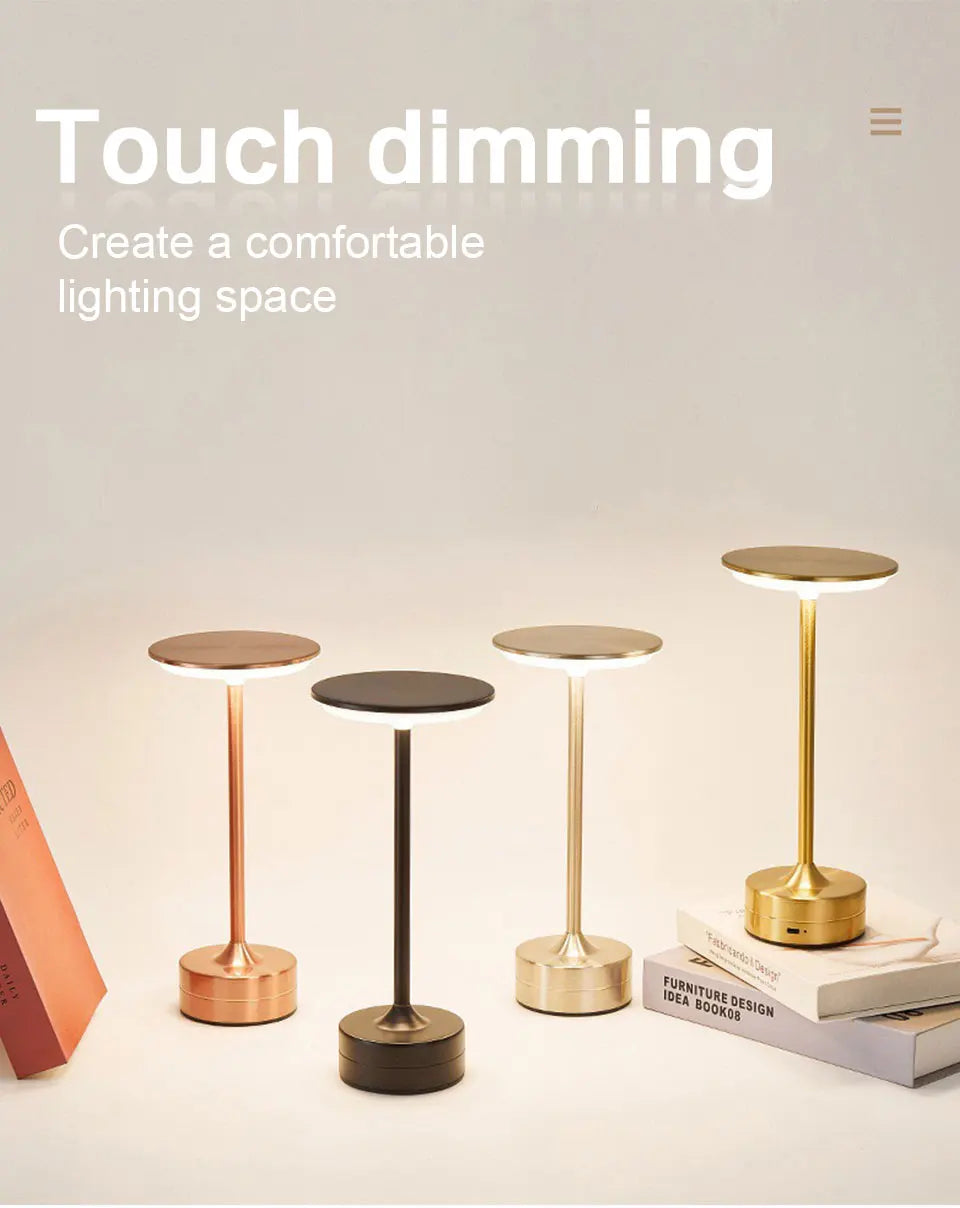 LED Table Lamp Touch Sensor Night Light