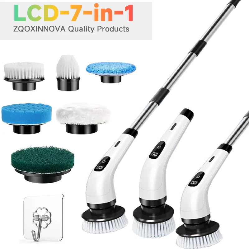 Household Cordless Multipurpose Spin Scrubber
