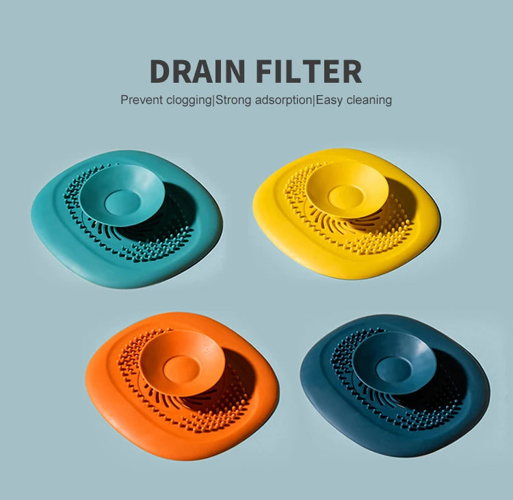 Bathroom Hair Catcher Stopper Silicone Shower