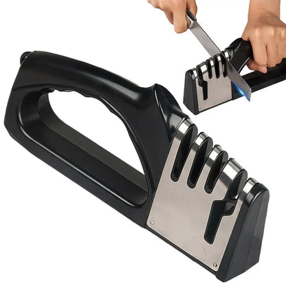 4 Segment Portable Non-Slip Knife Sharpener