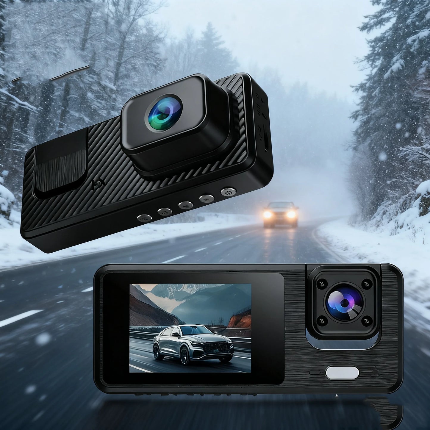 1080P Video Recorder  Car DVR Front Rear View Dash Cam For Car
