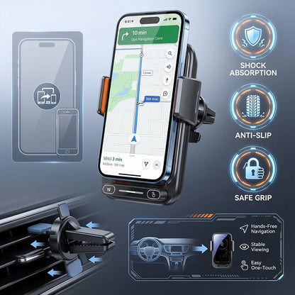 Auto Sensing One-Touch Release and Rotation Charger