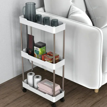 Rolling Storage Cart with Wheels