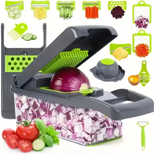 16-in-1 Slicer for Kitchen - Vegetable Chopper