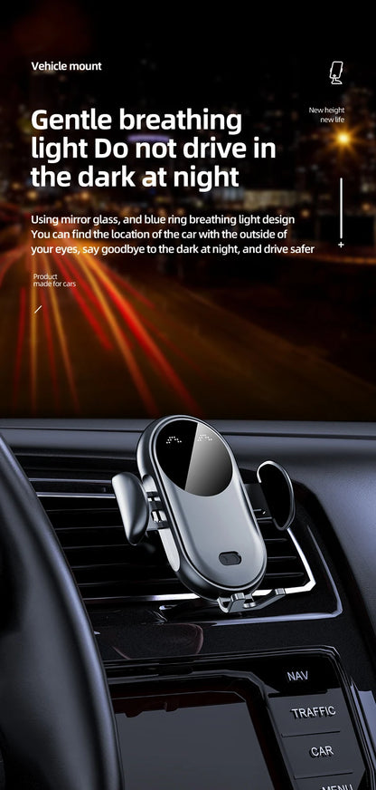 30W Rotating Intelligent Infrared Fast Wireless Charger