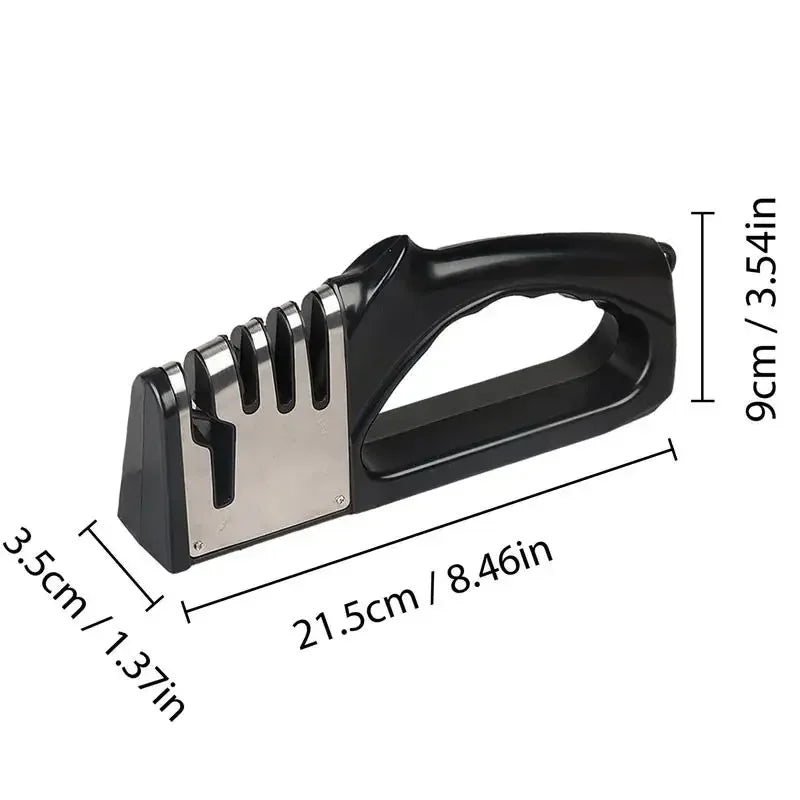 4 Segment Portable Non-Slip Knife Sharpener