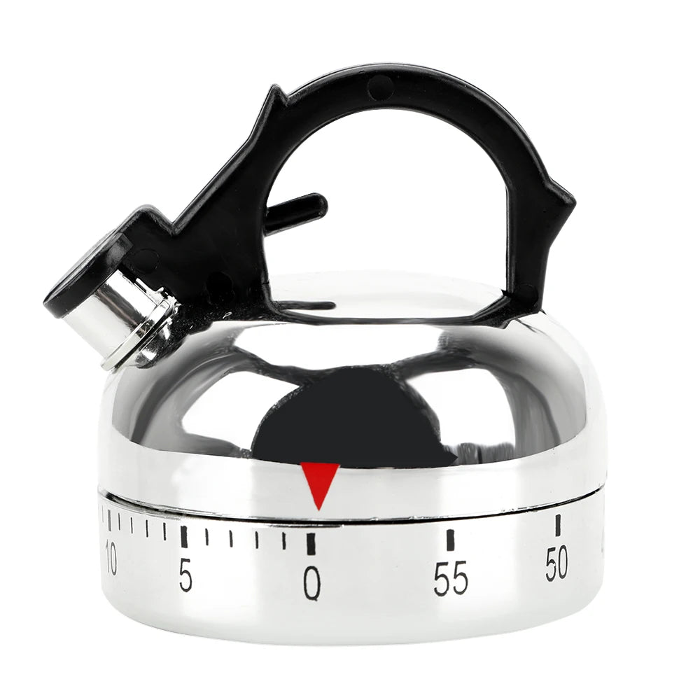 Kettle Shape Mechanical Cooking Timer Countdown Alarm