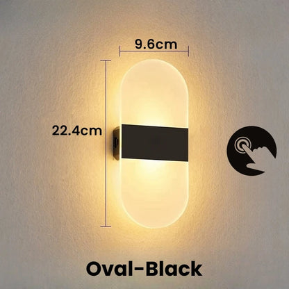 Touch Sensor Switch LED Wall Lamp