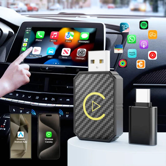 2 in 1 Mini Wireless CarPlay Adapter