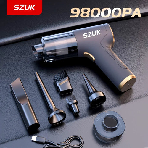 SZUK 98000PA Car Vacuum Cleaner Mini Portable