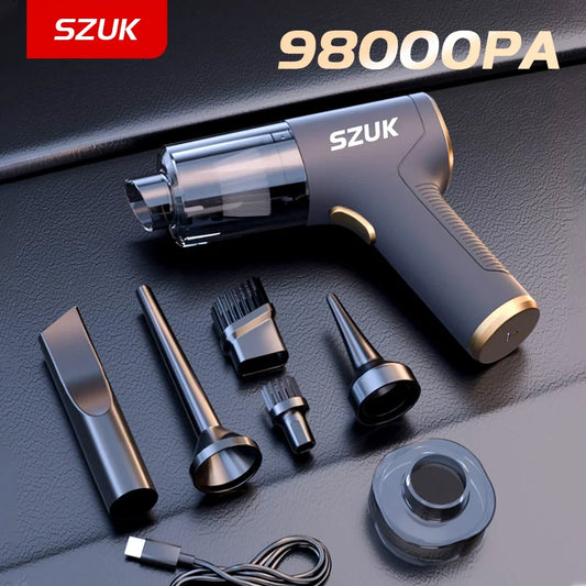 SZUK 98000PA Car Vacuum Cleaner Mini Portable