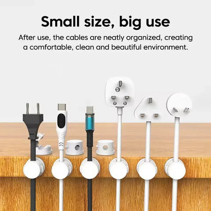 1/6/12PCS Magnetic Cable Clip Strong Bonded