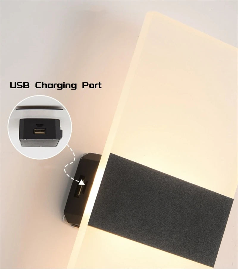 Touch Sensor Switch LED Wall Lamp