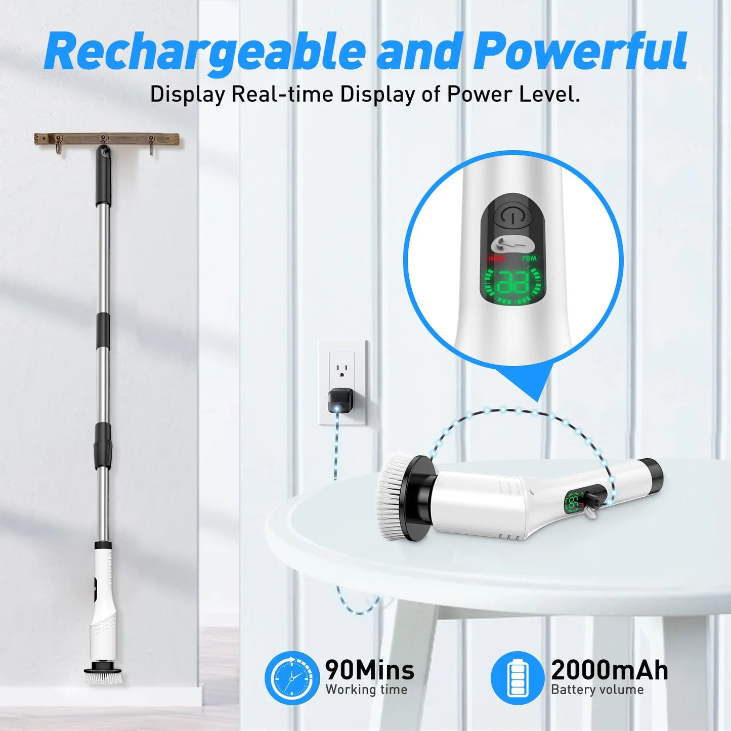 9-in-1 Multi-Function Electric Cleaning Brush