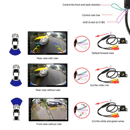 1080P Clear Anti-Interference 170 Degree Wide Angle Car Rear View Camera