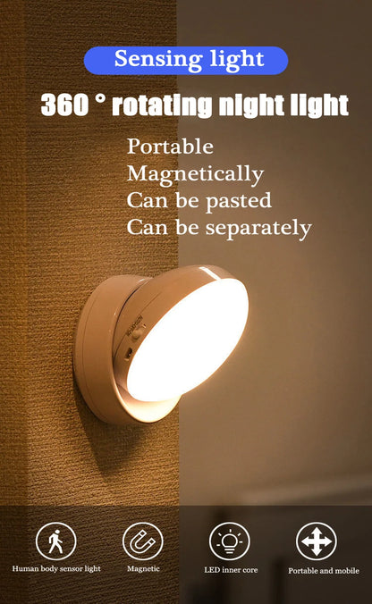 LED Night Light USB Charging Motion Sensor