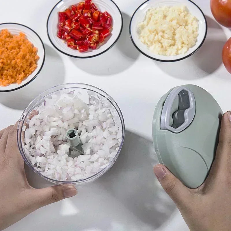 Multi-function Grinding Chopper Food Vegetables Cutter Meat Kitchen Gadgets Masher Tool