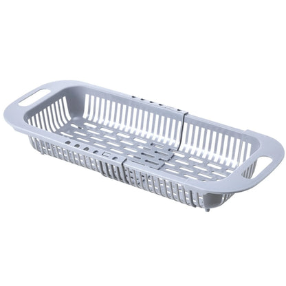 Adjustable Sink Rack Telescopic Drain Rack Vegetable Drain Basket
