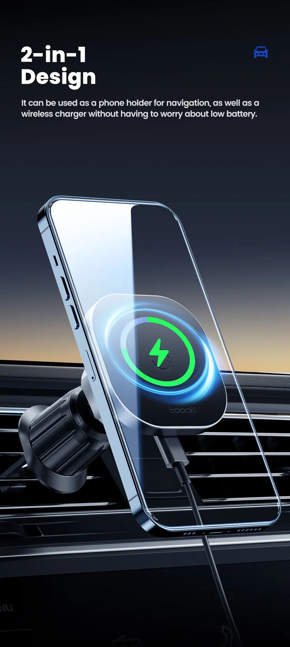 Magnetic Car Wireless Charger
