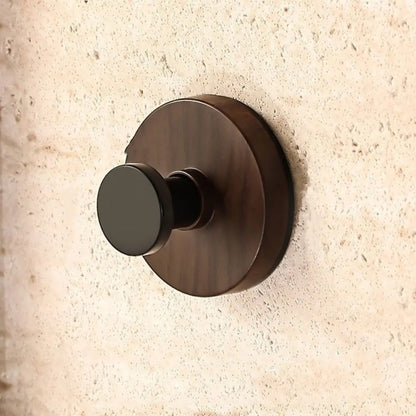 12pcs No-Drill Design Imitation Wood Door Hook