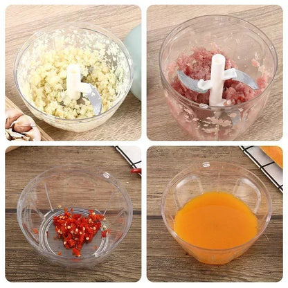 Multi-function Grinding Chopper Food Vegetables Cutter Meat Kitchen Gadgets Masher Tool