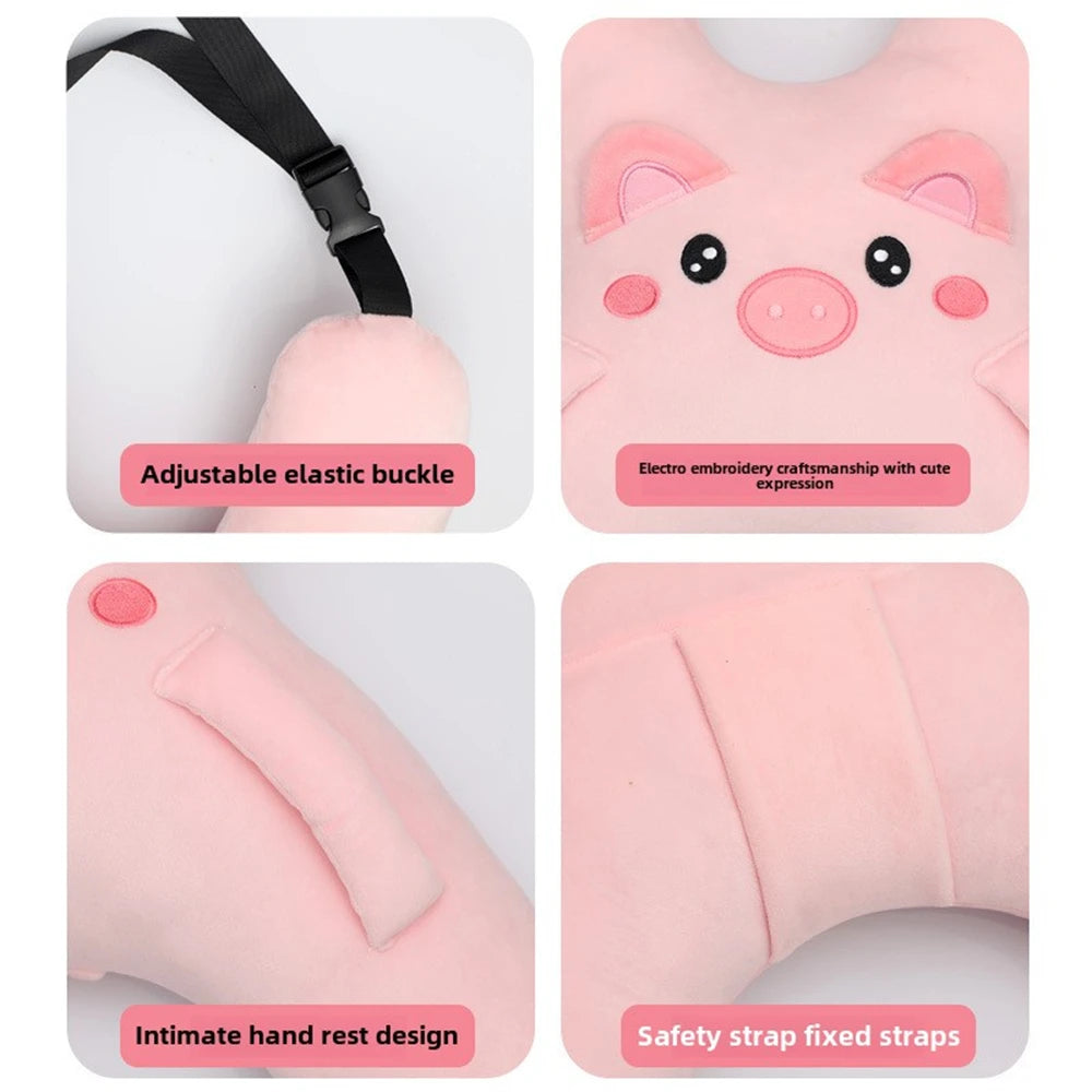Kid Car Neck Pillow with Seat Belt