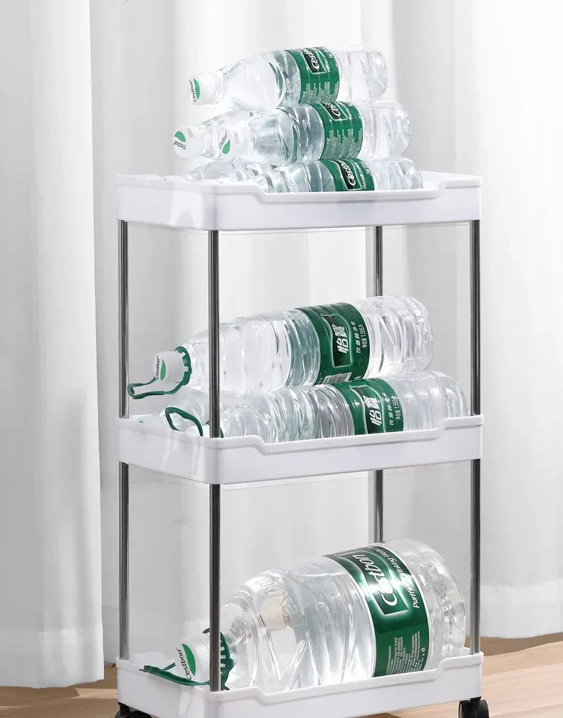Rolling Storage Cart with Wheels
