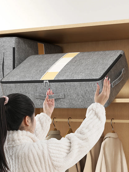 Extra-large capacity underbed clothing storage