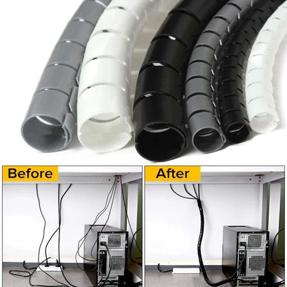 Cable Management Flexible Spiral Storage Pipe