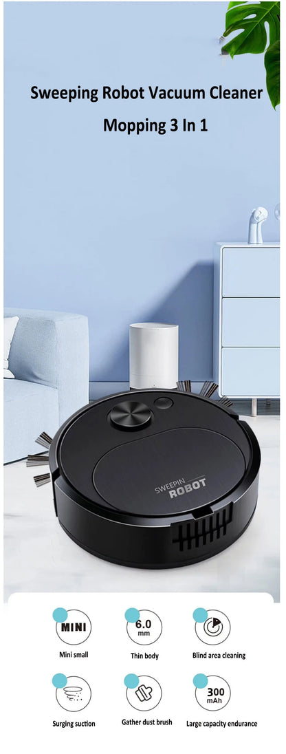 3 In 1 Smart Wireless Dragging Cleaning Sweep Floor For Home Office