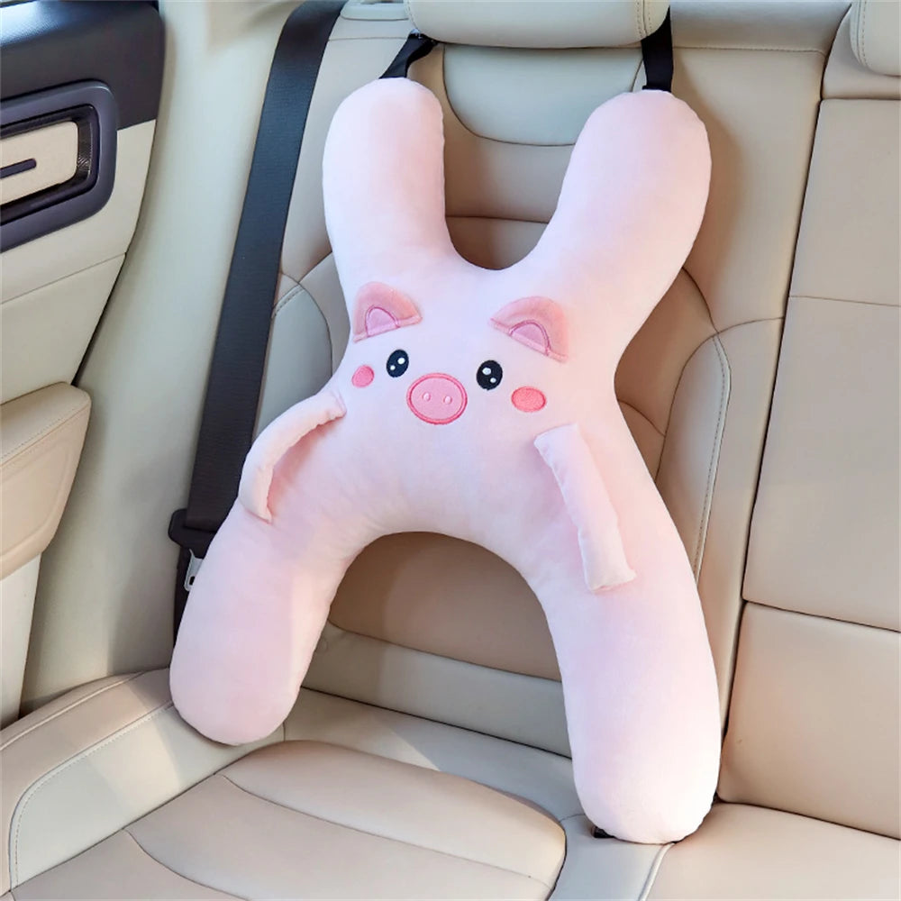 Kid Car Neck Pillow with Seat Belt