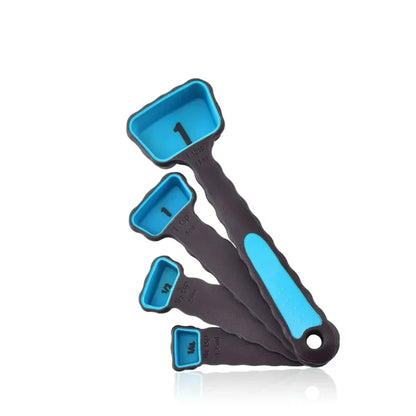 1set Silicone Measuring Spoon Foldable