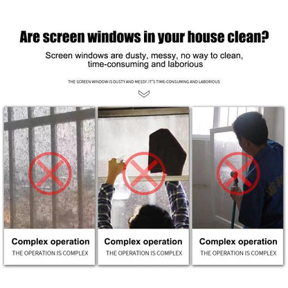 Multi Purpose Window Mesh Screen Special Cleaning Brush