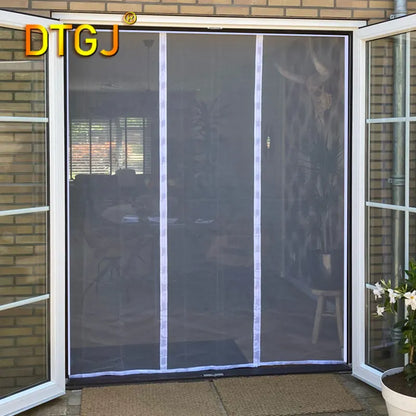 DTGJ Magnetic Door Screen White Mosquito Net