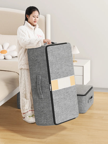 Extra-large capacity underbed clothing storage