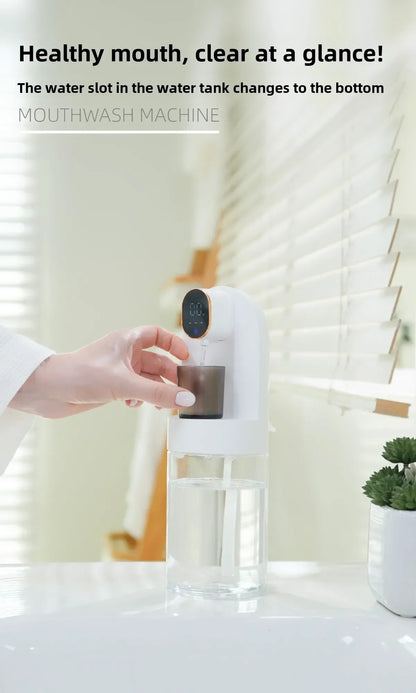 Smart 600ml Mouthwash Dispenser with Magnetic Induction
