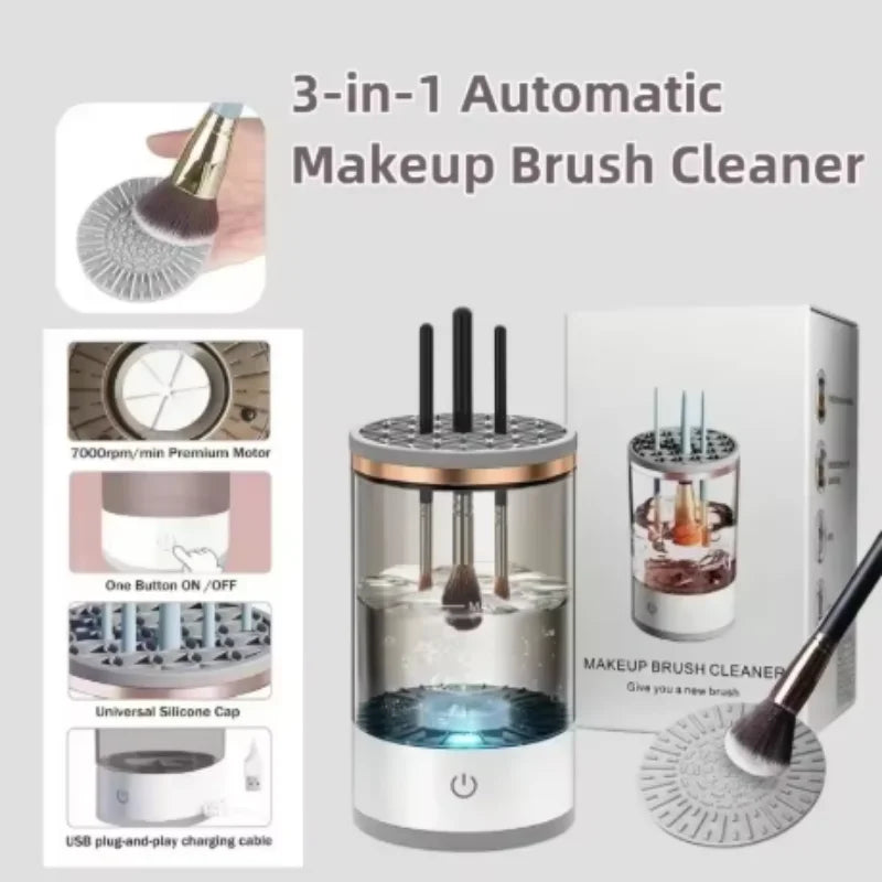 Smart Electric Makeup Brush Cleaner