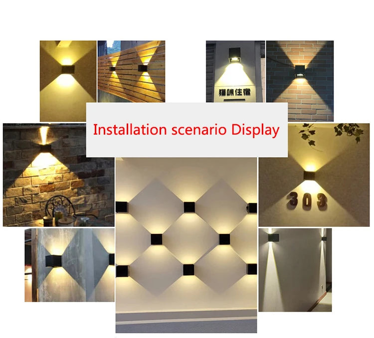 6W/10W/20W PIR Sensor  LED Wall Light
