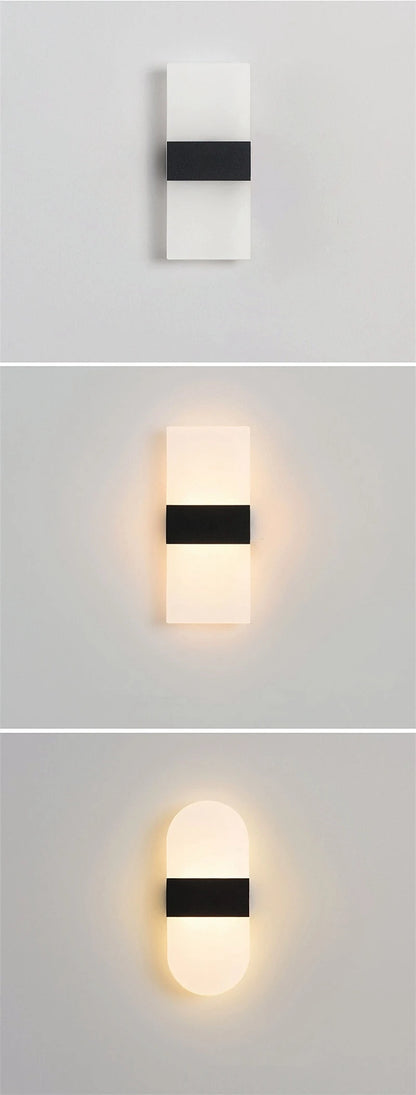 Touch Sensor Switch LED Wall Lamp