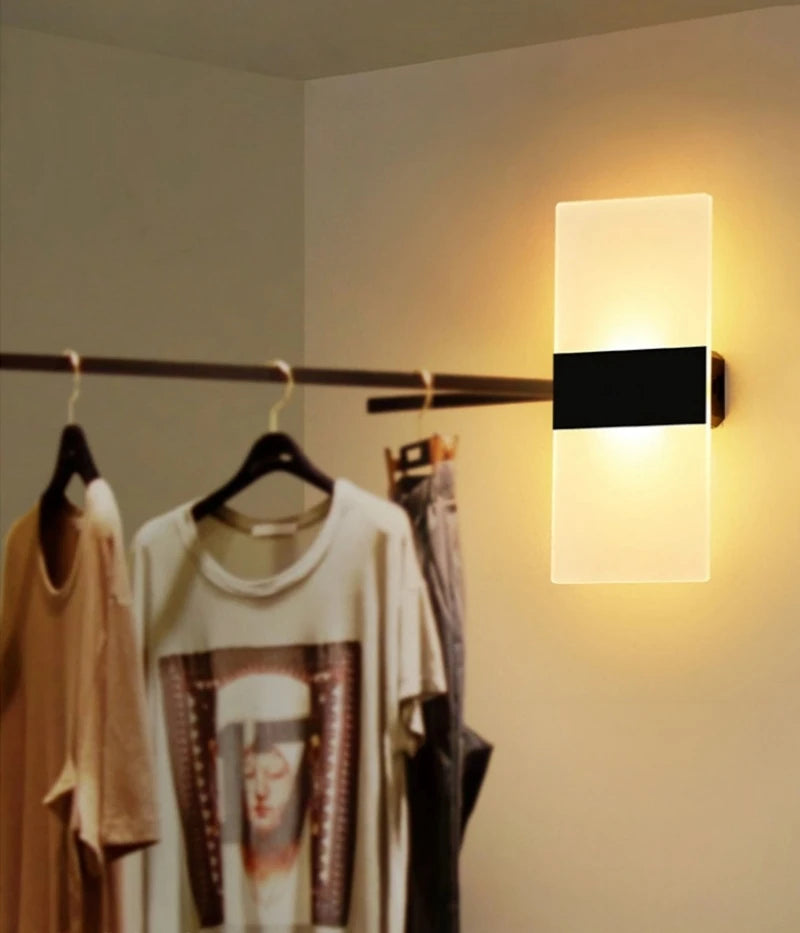Touch Sensor Switch LED Wall Lamp