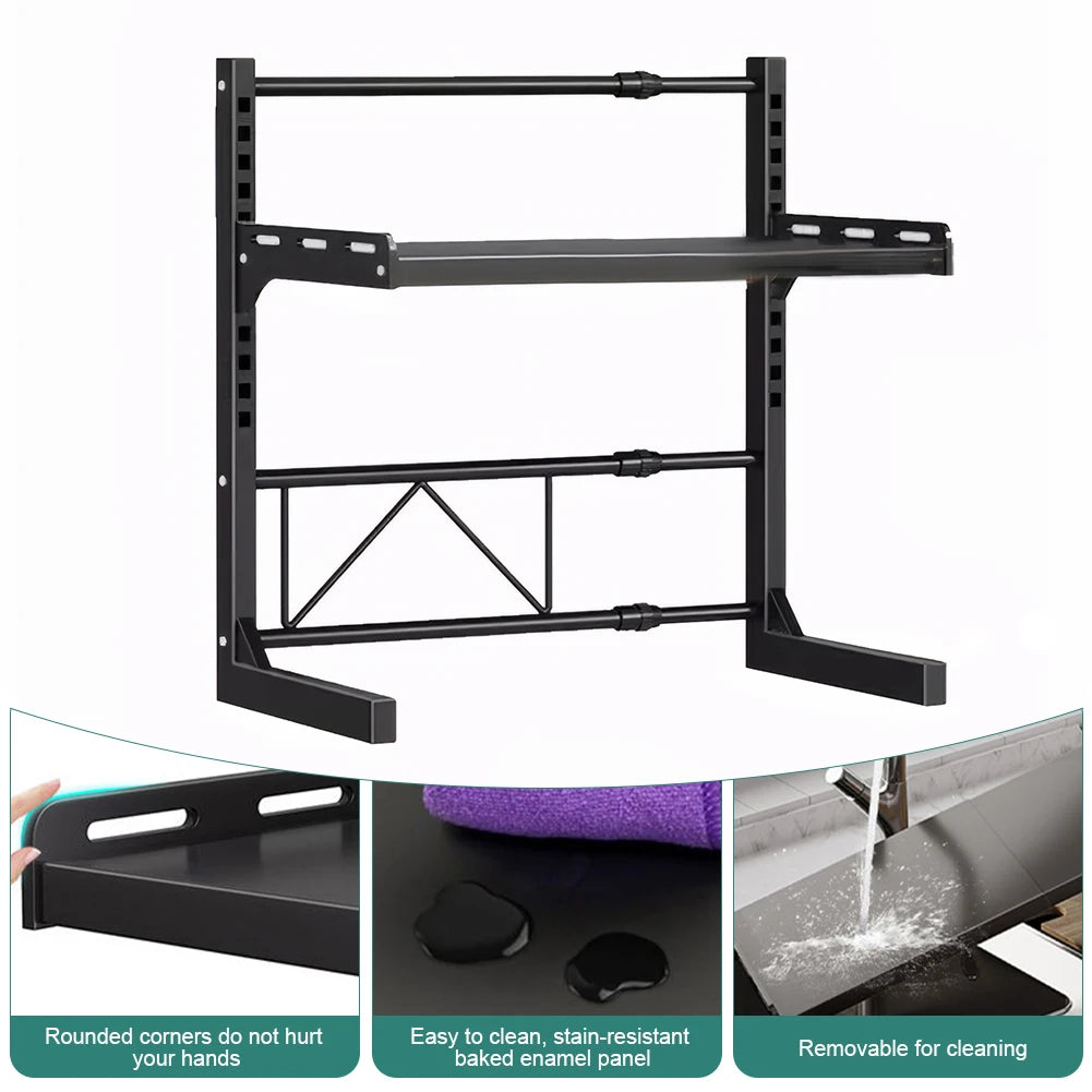 2/3 Layer Kitchen Storage Shelf Extendable