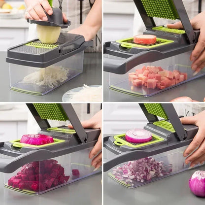 16-in-1 Slicer for Kitchen - Vegetable Chopper